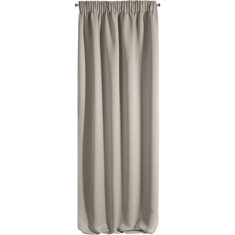 ChenQuanSarl-Rideaux Occultants Lisses Avec Galon Fronceur Doux - Moderne Et Simple - Pour Chambre À Coucher, Chambre D'Enfant, Salon - Cappuccino - 135 X 270 Cm