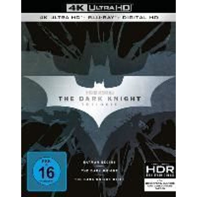 The Dark Knight Trilogy 4k Ultra-Hd Blu-Ray Import