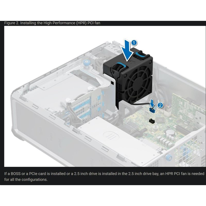 Dell - Module de ventilateur - kit client - pour PowerEdge T160