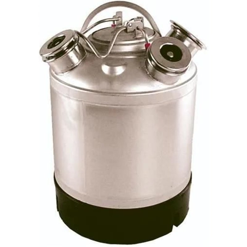 Conteneur de nettoyage en acier inoxydable pour 2 raccords - Raccords interchangeables *sans raccords*.