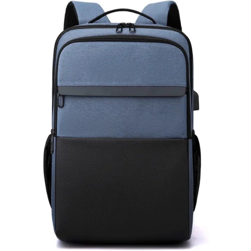 LETNERNY-Sac À Dos Professionnel Élégant Pour Ordinateur Portable 15,6 Pouces Étanche Port Chargeur Usb Sac À Dos Travail, École Et Voyage Ryanair Easyjet, Bleu