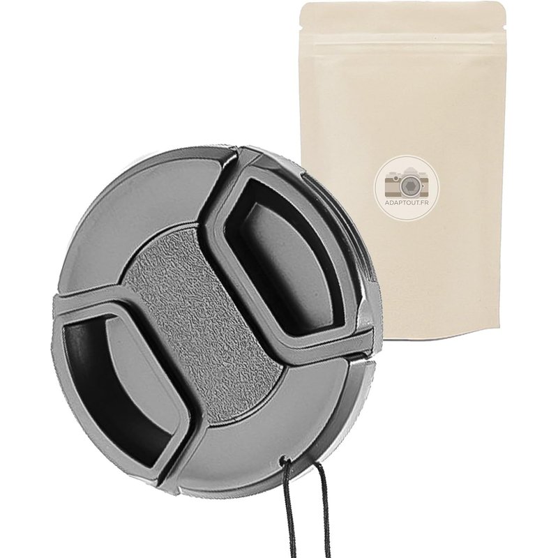 72 mm Quality Lens Cap with Front Closure Clip for 72 mm Diameter Lens Compatible with All Brands Cameras