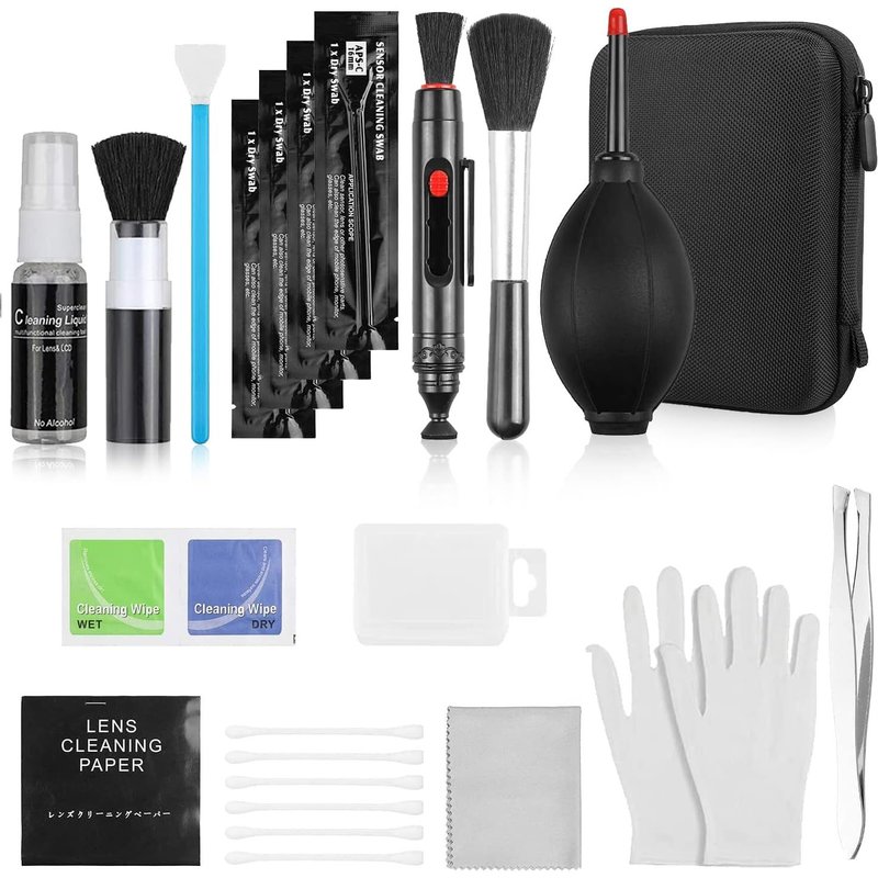14 in 1 Cleaning Kit for DSLR Cameras Camera Cleaning Kit Camera Cleaning Kit