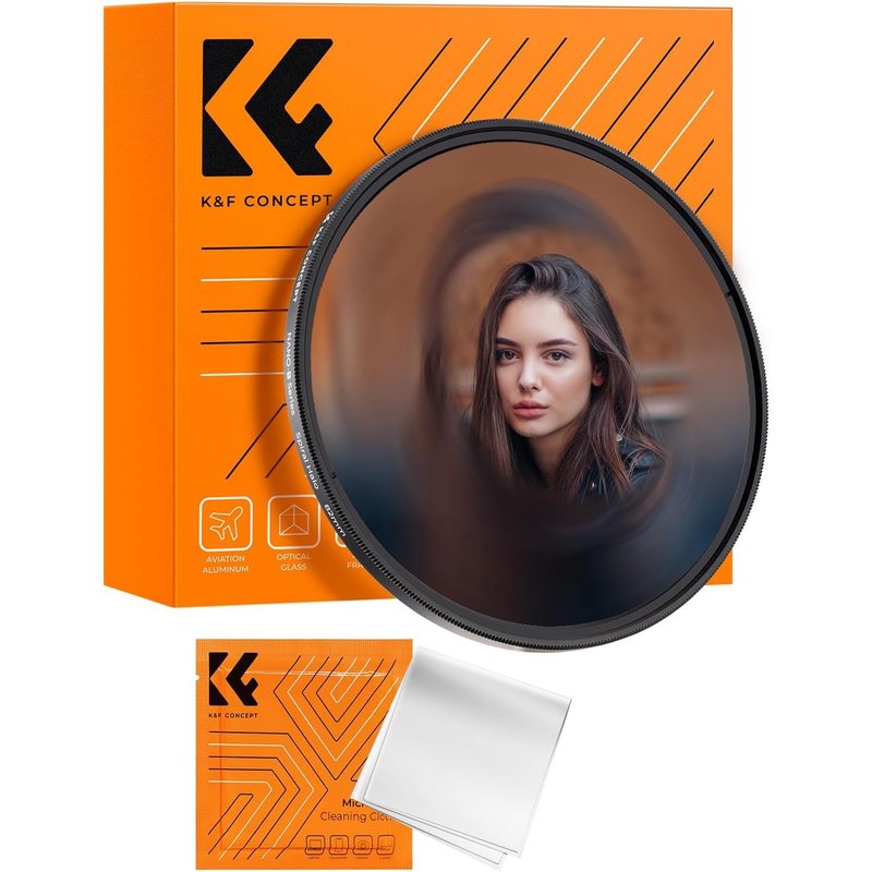 72 mm Special Effect Spiral Halo Prism Filter for Camera Lens