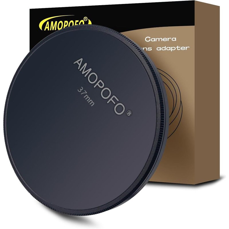 1 Set 37mm Metal Lens Cap Compatible with All 37mm Lens with 37mm Camera Thread and Camera Accessories (ND, CPL, Camera Filter