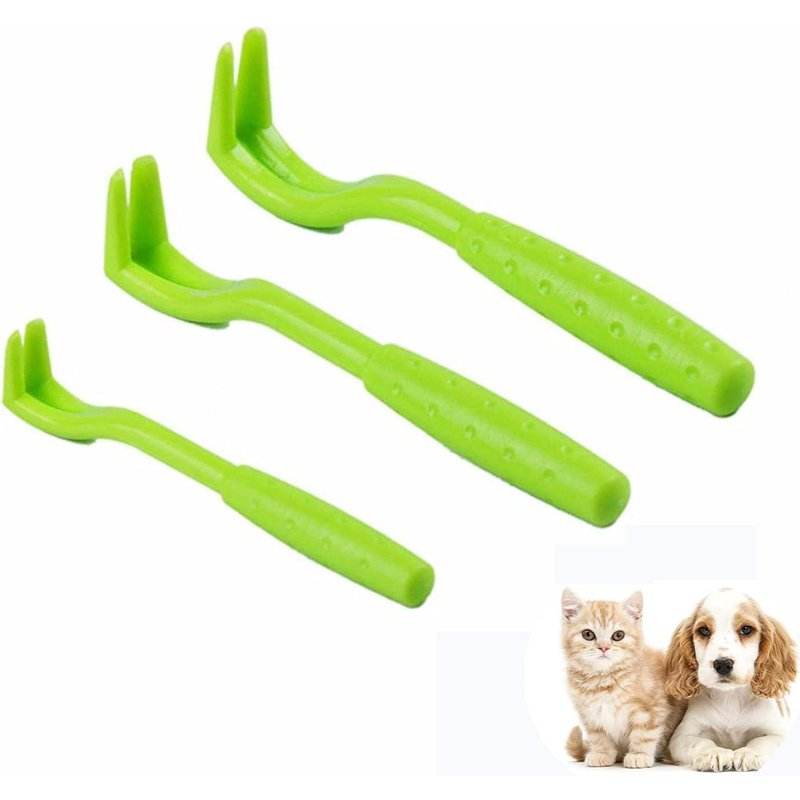 Linvshi Shop Hook Ticks, 3 Piece Tick Tick, Plastic Tick, For Dogs Cats Effective Tick Removal Tool