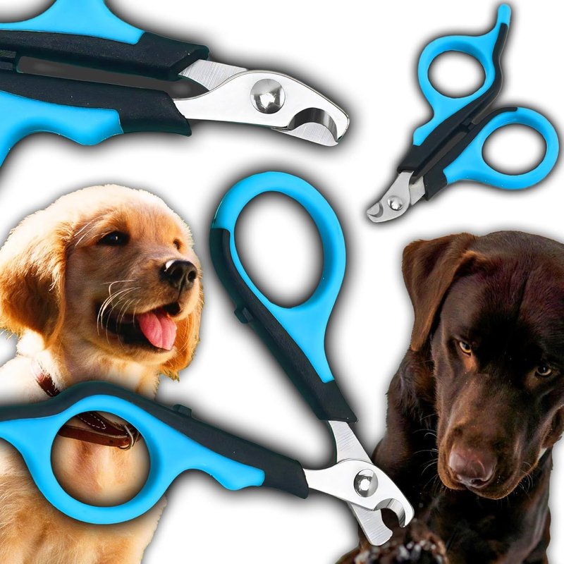 Nail Scissors For Dogs, Cats, Rabbits, Guinea Pigs, Pet Nail Grooming, Very Easy And Safe To Use, Non-Slip Handle, Stainless Steel