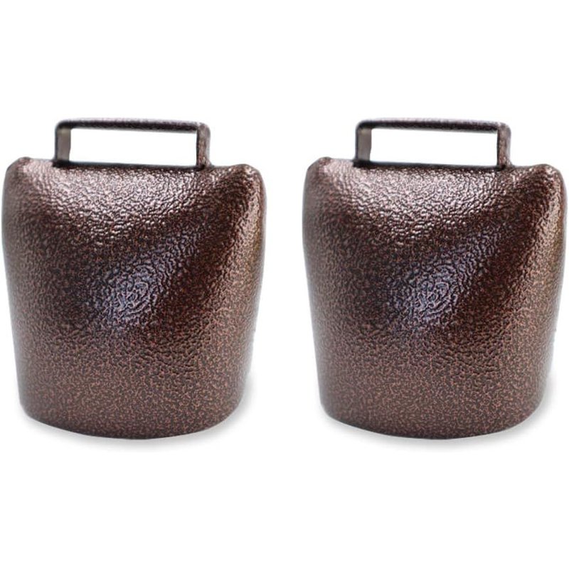 2 Pack Large Iron Bell 7.5×5.5×9.5cm For Cow Horses Farm Animals Door Bells Anti-Theft Accessories