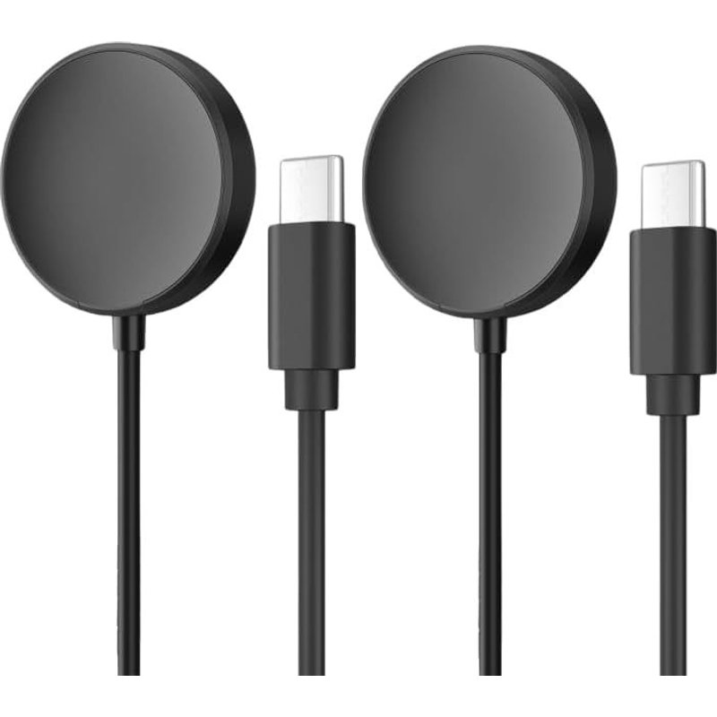 Usb C Câble Chargeur Pour Samsung Galaxy Watch Ultra/Galaxy Watch Watch 7/Fe/6/6 Classic/5/5 Pro/4/4 Classic/Watch 3/Active 2, Type C Rapide Câble De Charge Chargeur Pour Smartwatch (2-Pack,1m)