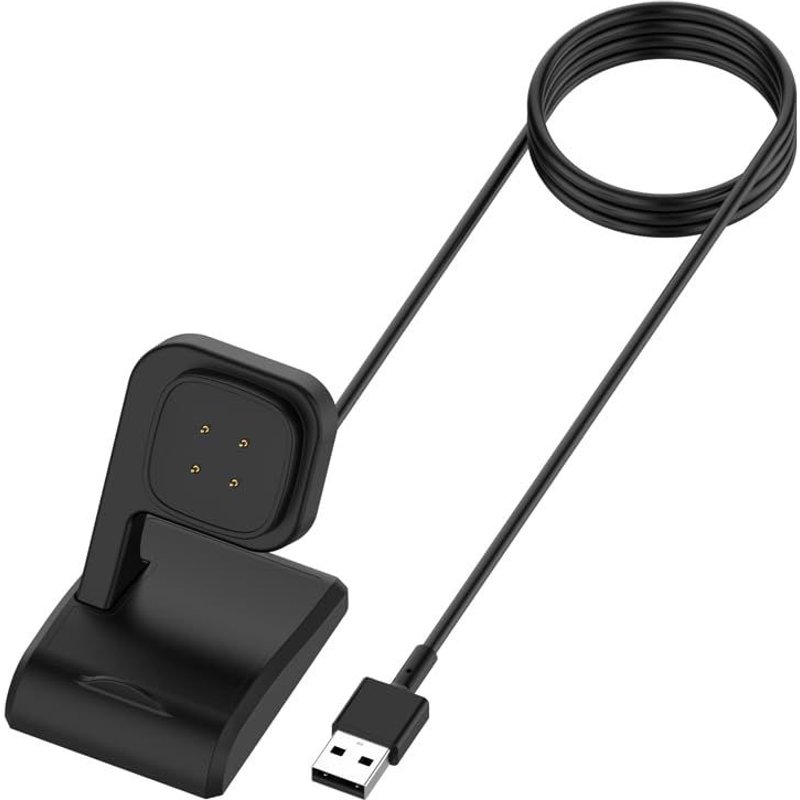 Charger Câble De Charge Compatible Pour Fitbit Versa 4/Versa 3/Sense 2/Sense Câble Adaptateur De Charge Usb De Cordon De Câble Lz.1m