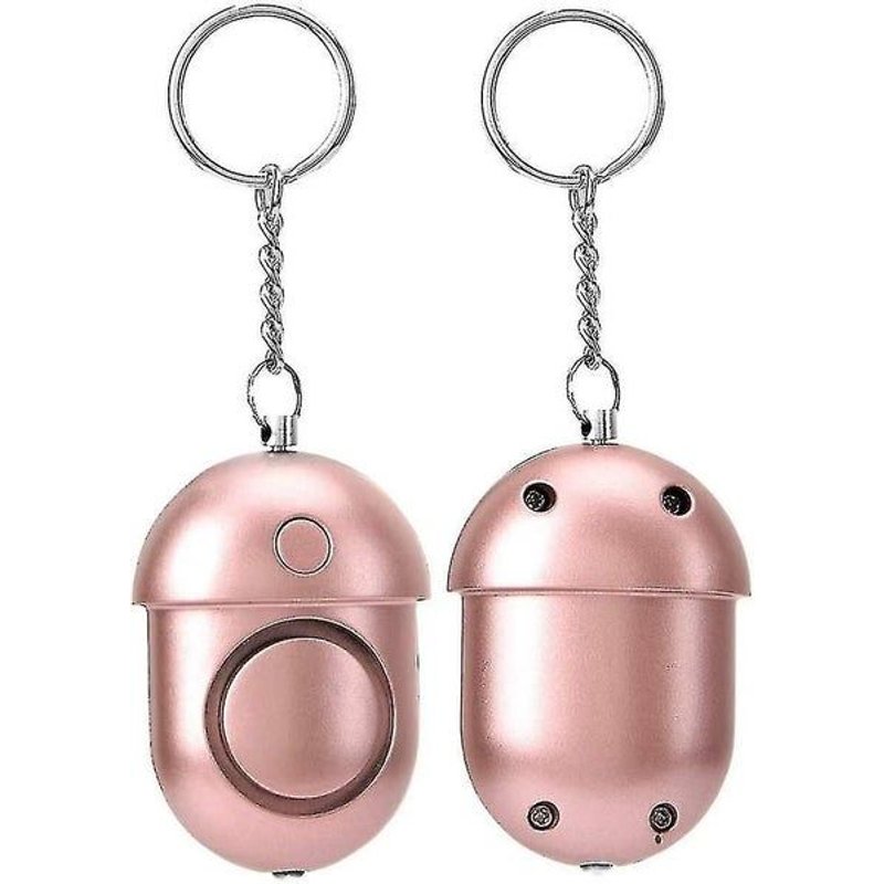 Porte-clés d'alarme de sécurité personnelle 130 dB avec lumière LED - Alerte d'urgence compacte pour femmes, enfants et personnes âgées