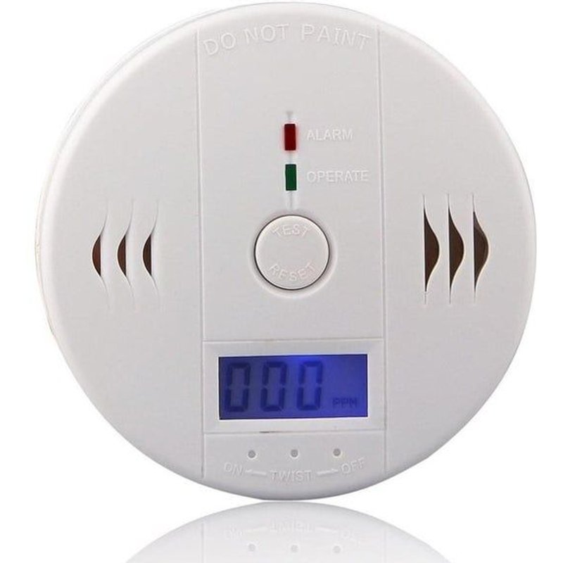 Détecteur de monoxyde de carbone avancé avec affichage LED et capteur électrochimique - Modèle JKD-602 pour la sécurité à domicile