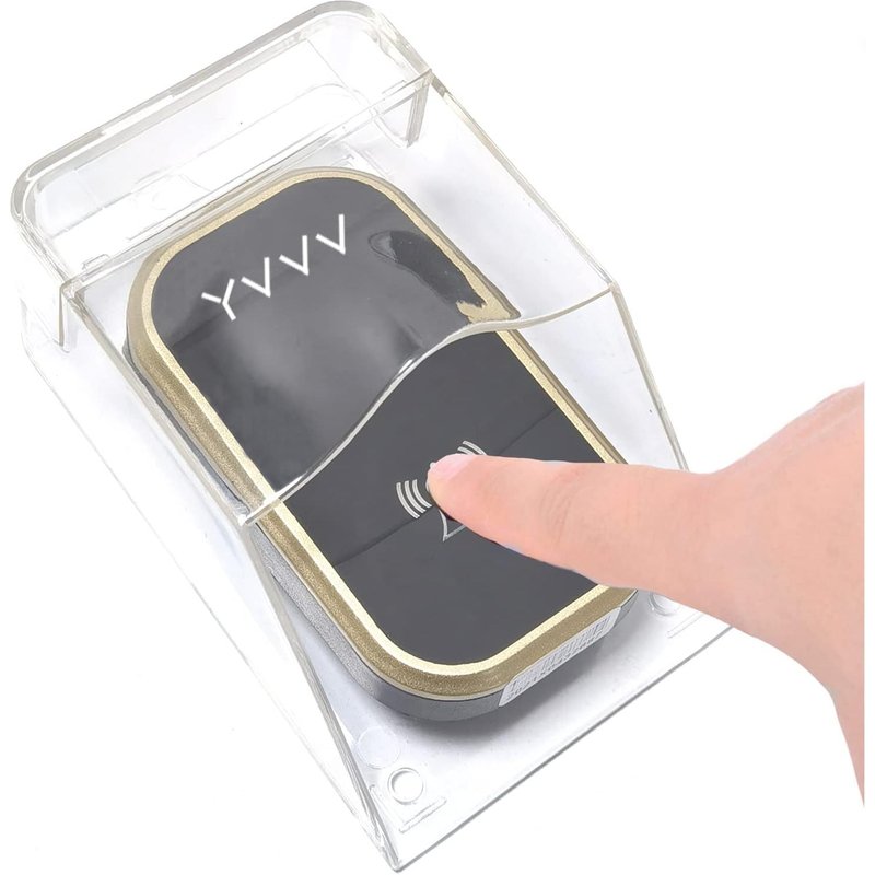 Sonnette Sans Fil, Couvercle Transparent Étanche Pour Bouton De Sonnerie, Kit De Sonnette Extérieure, Boîtier Facile À Installer, Émetteur Compatible, Étanche À La Pluie Et À La Neige En Hiver