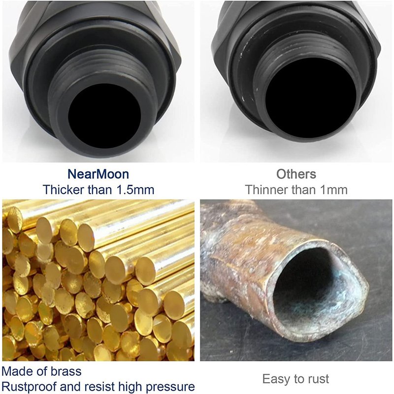 noir Pommeau de douche Rain Shower Rotule G 1/2 Pommeau de douche Rotule Adaptateur Rotule Réglable Bras de Douche Connecteur Universel Composant de Douche Chrome Poli