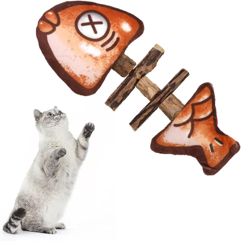 Letnerny-Bâtonnets À Mâcher Chat Silvervine, Herbe À Chat Jouets, Ouets De Dentition Pour Chaton, En Peluche Pour Chaton Jouant Mâcher Broyer Griffe Dents Nettoyage