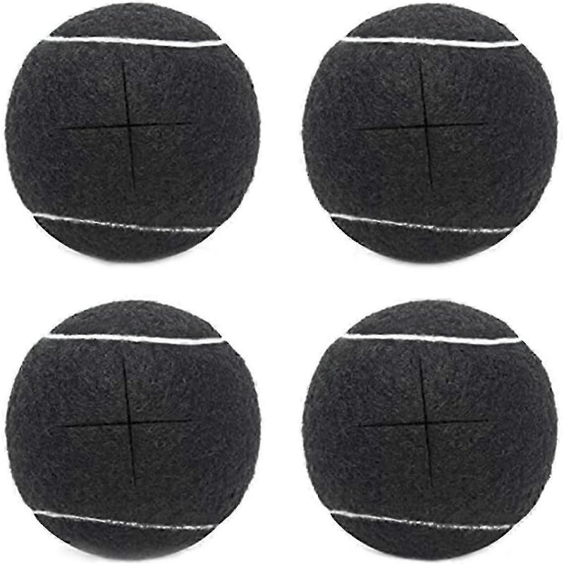 Protecteurs De Jambes De Meubles 4pcs,Antidérapant Protection De Sol Balles De Glissement Coussinets De Balles De Tennis Prédécoupés Robustes Ajustement Universel Pour Les Pieds De Table De Chaise