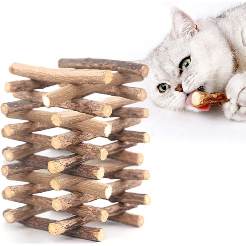 Letnerny-Lot De 30 Bâtons Matatabi Pour Chat - Herbe À Chats En Bâton À Mâcher