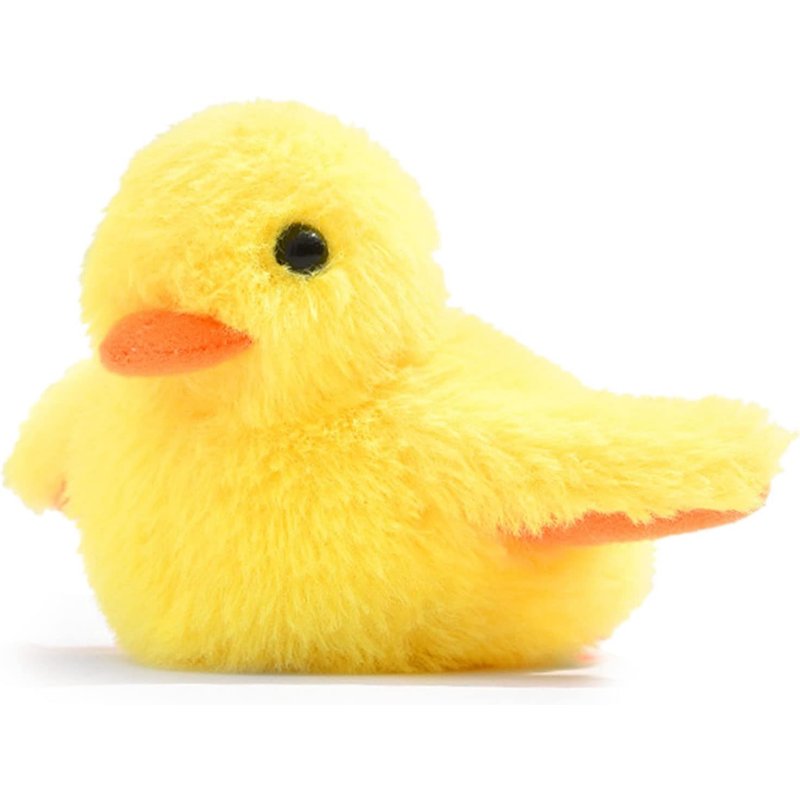 Letnerny-Jouets D'herbe À Chat, Jouet De Chat Électrique Vibrant En Peluche Pour Chat Électrique Petit Canard Jaune Jouets Intelligents Automatiques