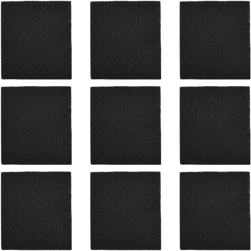 Lot De 6 Pièces Filtres À Charbon Actif Pour Litière Chat,Filtre Litiere Chat Anti Odeur,Adaptables À La Plupart Des Bacs (10,5x11,5cm),Peuvent Être Coupés Sur Mesure,Pour Toilettes Félines