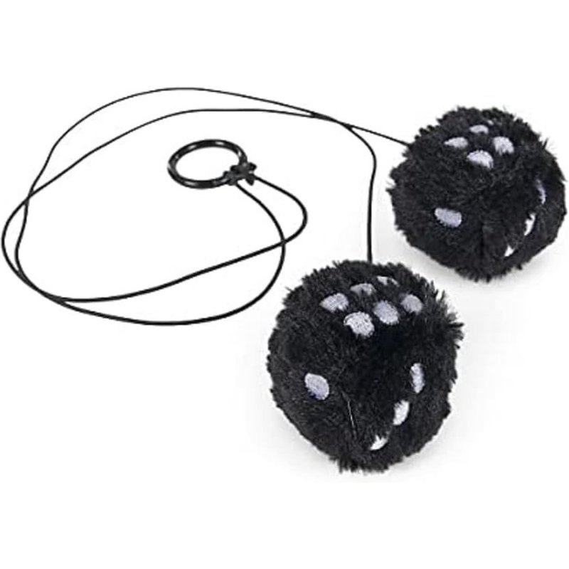 Letnerny-Jouet Rétro En Forme De Dés En Fourrure Pour Chat