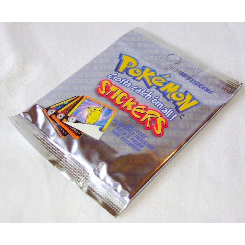 10 Packs Of Pokemon Sticker Pack Series 1 10 Packs De 100 Stickers By Nintendo