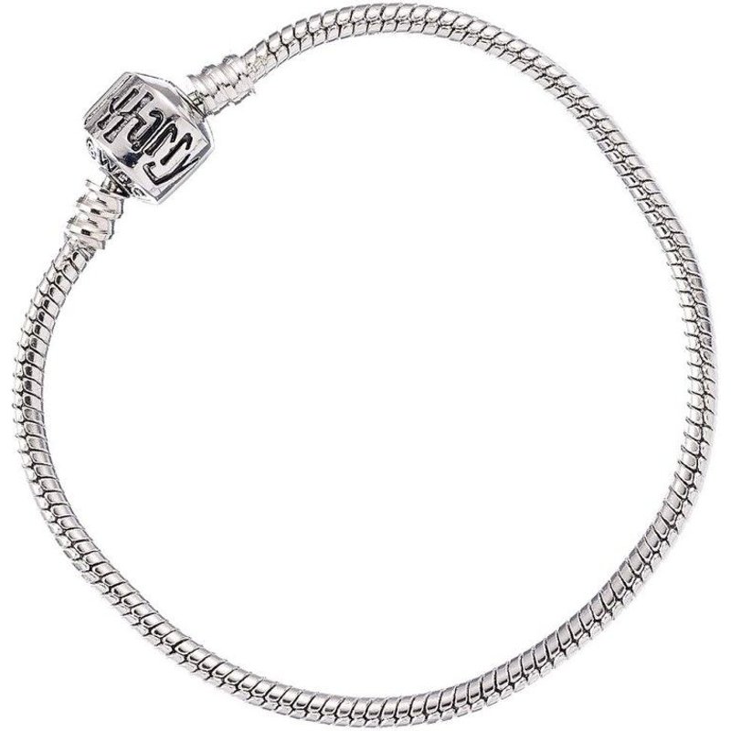 Harry Potter Bracelet 19 Cm En Métal Argenté Sur Carte De Cuisson.