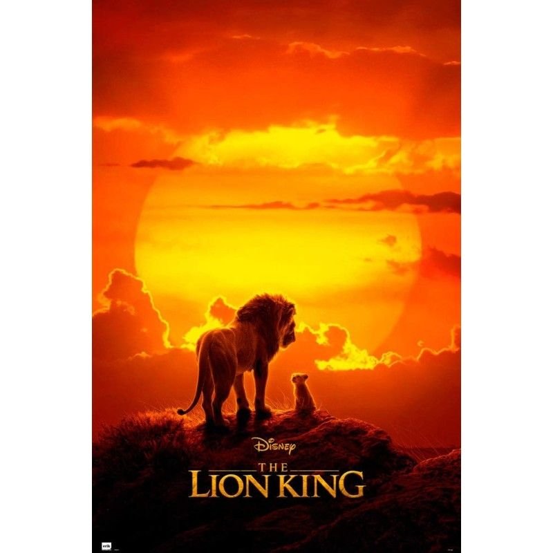 Grupo Erik - Poster Disney Le Roi Lion Affiche - Deco Maison, Decoration Murale, Affiche Décorative