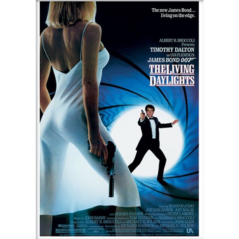 James Bond - The Living Daylights One-Sheet - Art Print - The Living Daylights One-Sheet - Art Print Taille : 30x40cm - Affiche - Envoie Roulé