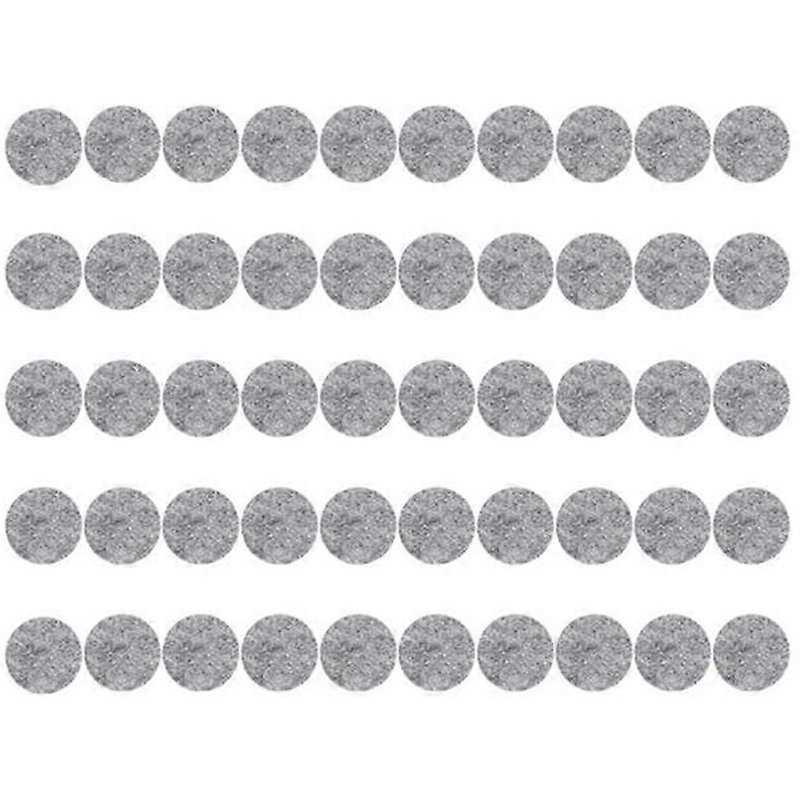 100pcs Rond En Forme De Table Chaise Meuble Jambe Feutre Mat Pad Gris Bois Plancher Protecteur Coussinets