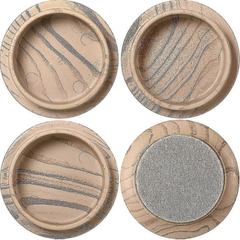 60mm Feutre Sol Tasses Roulettes Protecteur Antidérapant Pour Meubles Pieds 4pcs