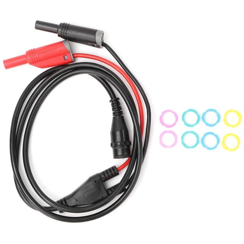 LETNERNY-Câble Coaxial P1204 Bnc Mâle Vers Fiche Banane De Sécurité Pour Oscilloscope - 100 Cm - Câble Coaxial Rg58 Q9