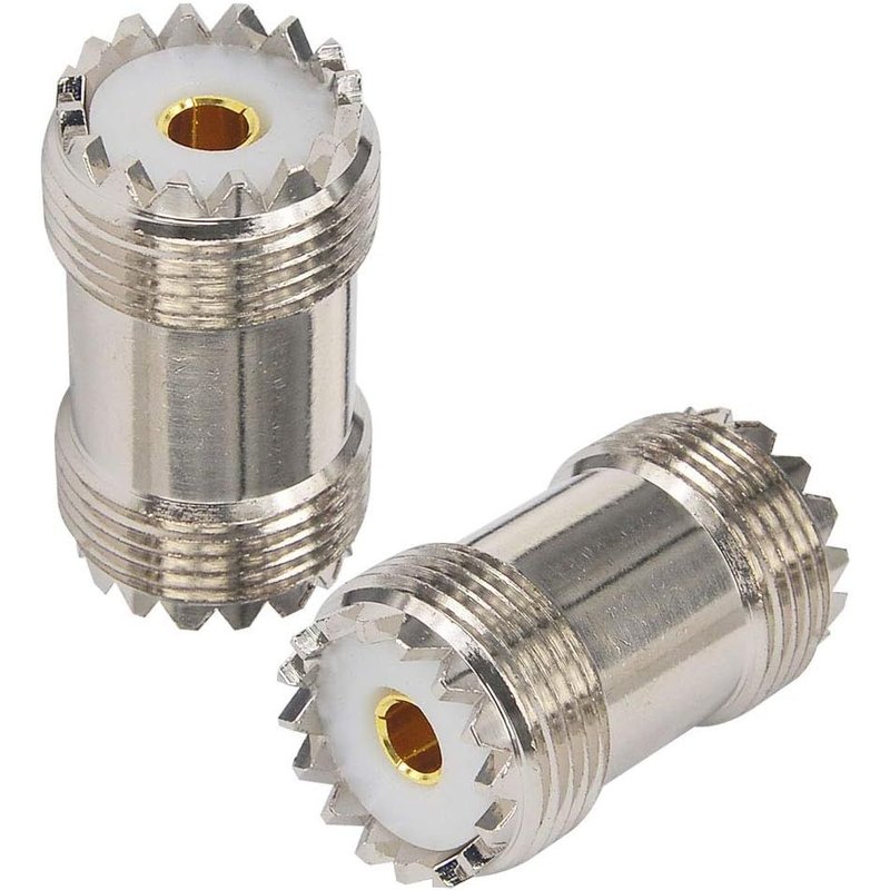 LETNERNY-Rf Pl-259 Adaptateur Coaxial Uhf Femelle Vers Uhf Femelle Câble Coaxial Adaptateur Uhf So239 Câble D'Antenne Connecteur Connecteur Connecteur Pl259