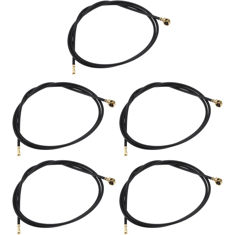 LETNERNY-Lot De 5Pcs Câbles Coaxiaux Wfl Mhf4 Vers Ufl Ipex1 Diamètre 1,13 Mm 32 Awg 50 Ohms Adaptés Aux Antennes De Routeur Wi-Fi 300 Mm