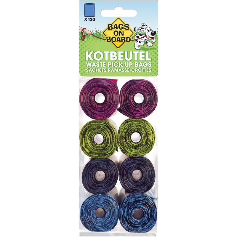 Letnerny-Recharge De Sacs À Motif Ramasse Crottes Pour Chien - 120 Sacs