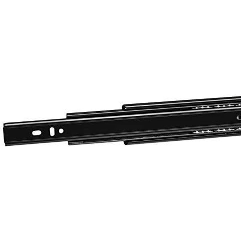 2 paires (4 PIÈCES) SO-TECH® Glissières à Extension Complète Coulisses Télescopiques noires 300 mm (insérées) à Billes