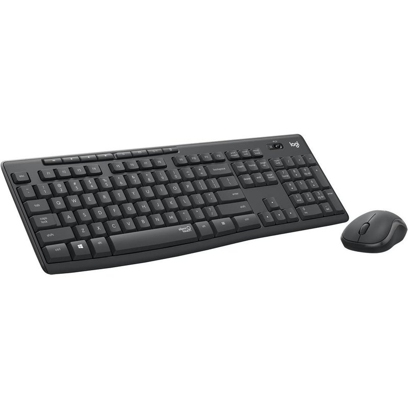 Logitech MK295 Silent - Ensemble clavier et souris - sans fil - 2.4 GHz - QWERTZ - Allemand - graphite