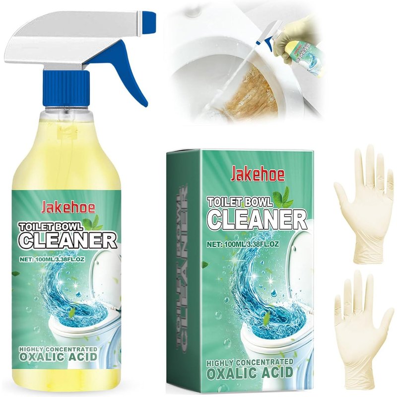 Nettoyant WC Extra Puissant Produit WC Nettoyant à l'acide Oxalique Détartrant WC Élimine Les Mauvaises Odeurs Anti-Calcaire & Anti-Tartre Pour toilettes égout salle de bains nettoyage