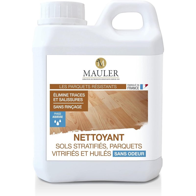 Nettoyant sols stratifiés et parquets vitrifiés sans odeur - 1 litre