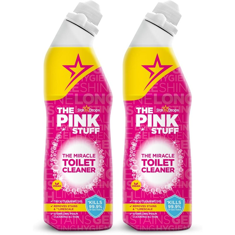 Lot de 2 nettoyants pour toilettes The Miracle Toilet Cleaner, 750 ml