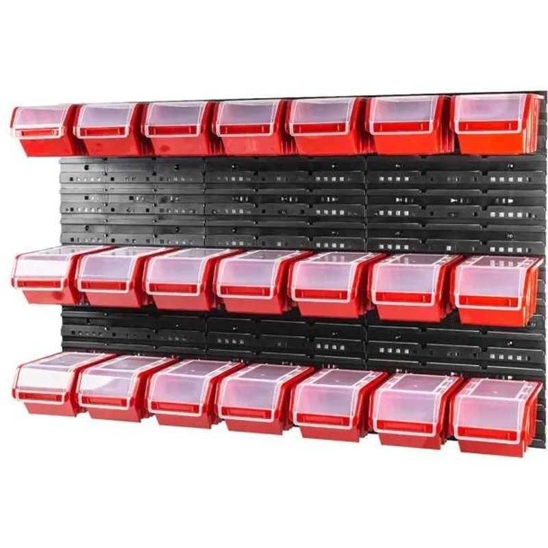 Planche à outils établi mural 120 x 80 cm + 21 plateaux