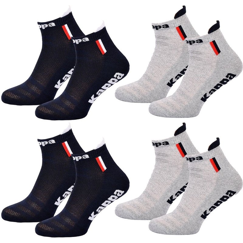 Chaussettes Homme Kappa 4 Paires Premium Sneaker 2687ass
