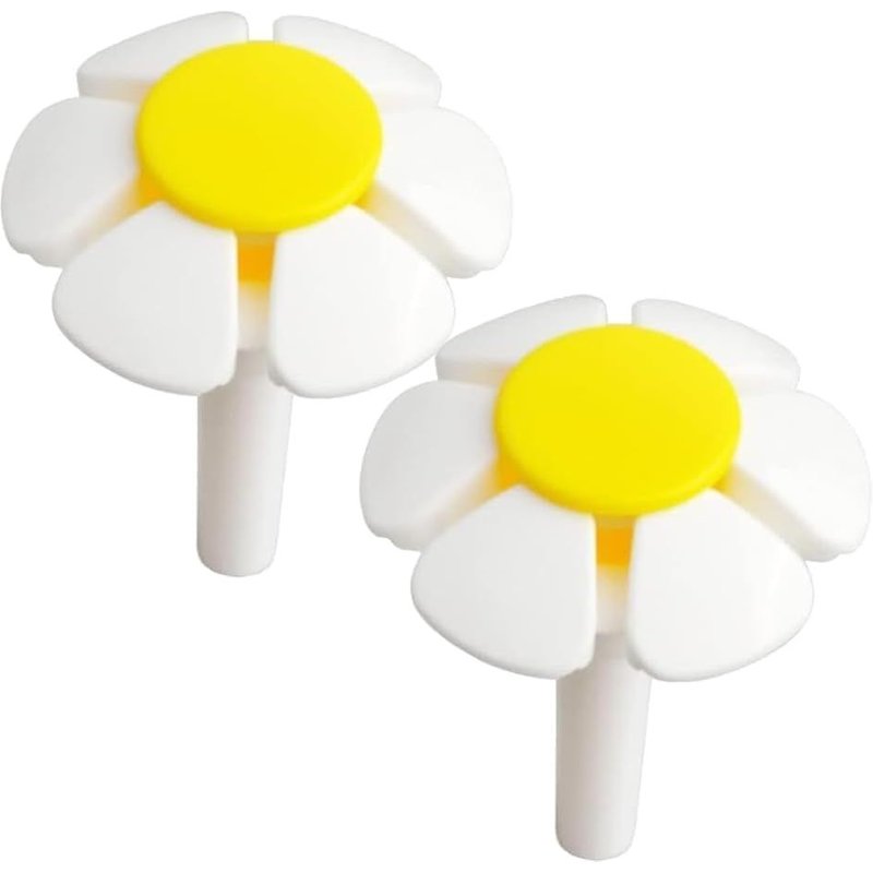 Lot De 2 Buses De Rechange Pour Fontaine À Eau Pour Animaux Domestiques - Fleur Jaune Pour Tête De Fontaine À Chat - Distributeur Automatique D'eau Potable Pour Chats, Chiens, Animaux Domestiques