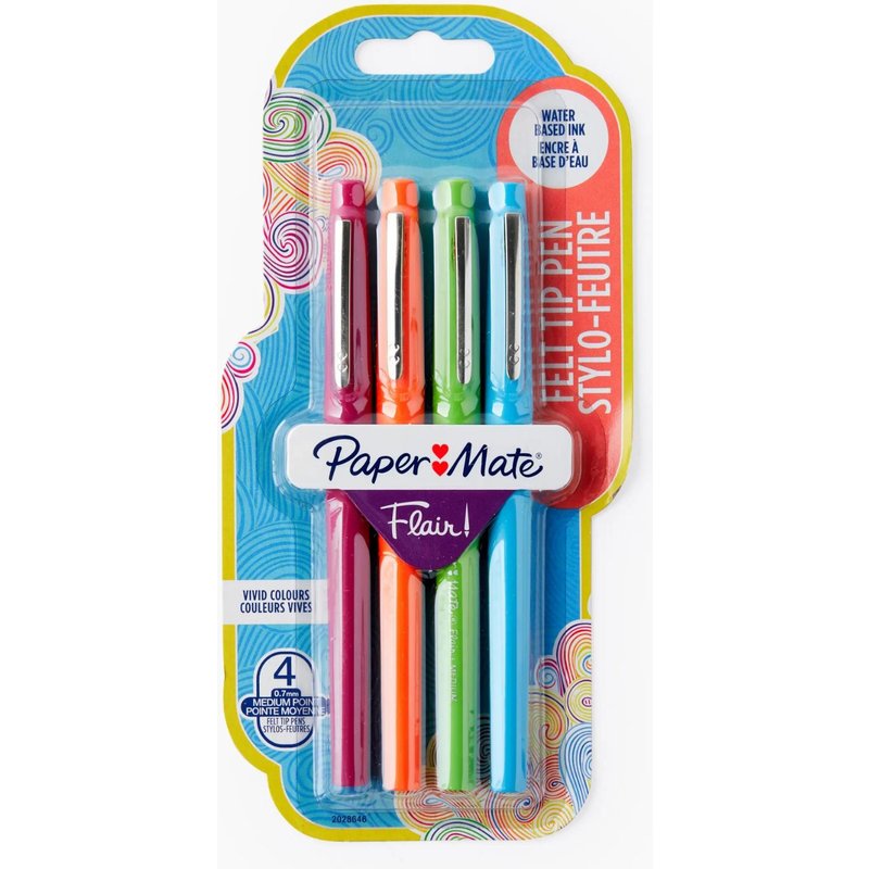 Pack De 4 Stylos-Feutres Flair Fun