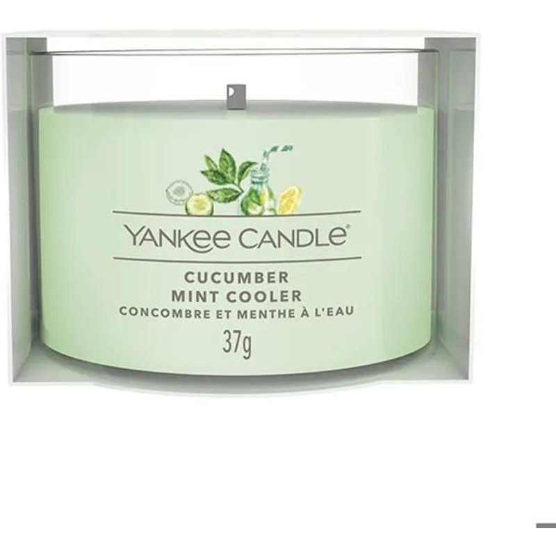 Candela Profumata Votive In Vetro Cucumber Mint Cooler Yankee Candle