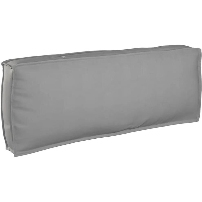 Vidaxl Coussin De Palette Pour Dossier, Gris, 120 X 40 X 12 Cm, En Tissu Oxford.