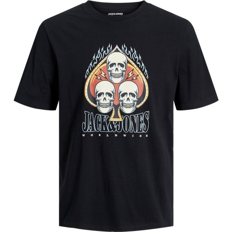 Jack & Jones Heavens Regular Fit Tee Noir