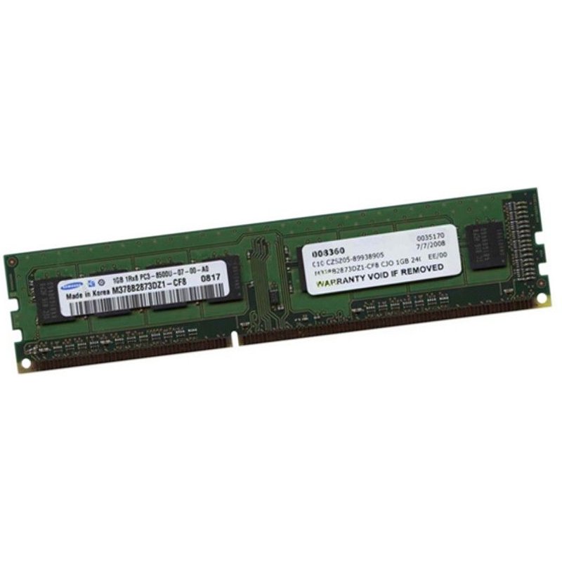 1Go RAM PC Samsung M378B2873DZ1-CF8 DIMM DDR3 PC3-8500U 240Pin 1066Mhz 1Rx8 CL7