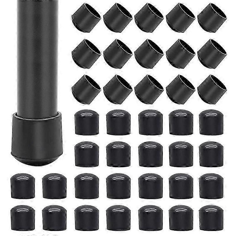 40pcs 14mm Rond Protecteur De Sol Coussinets Pvc Meubles Pieds Couvertures Fin Capuchon Couverture Pour Table / Chaise