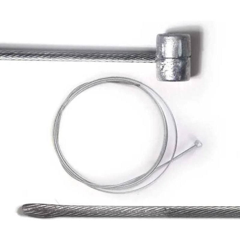 Câble souple - Non spécifié - 2,5 m - Diamètre 2,5 mm - Tête 9 x 10 mm - Couleur Gris