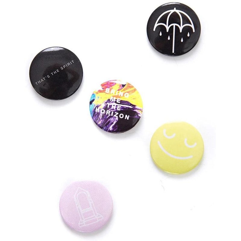 Bring Me The Horizon - Pack Of 5 - Ensemble De Boutons